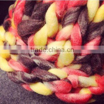 Super Thick Woolen Yarn Crocheted Hat photo-5