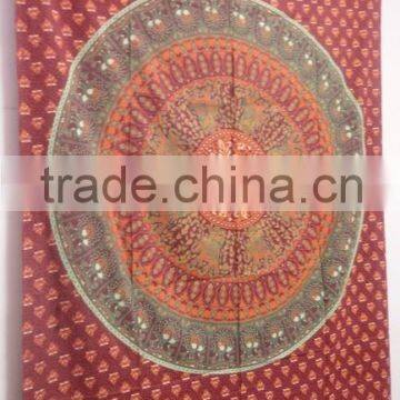 RT-615 Indian Mandala Hand Block Printed Bedspread Printed Cotton Bed Cover Manufacture Exporter and Supplier From Jaipur photo-2