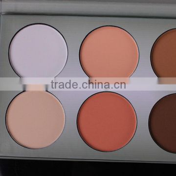 new coming 6 color Pressed Powder Foundation concealer powder dry