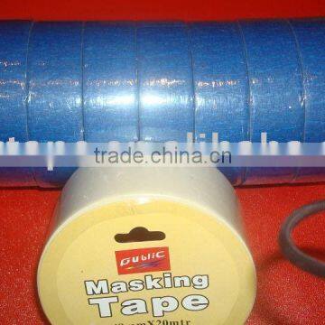 Blue Color Masking Paper Tape used on car painting