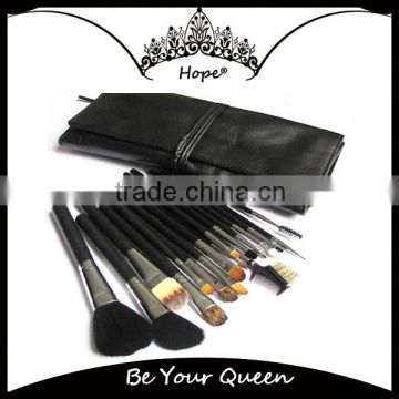 Cheap 17Pcs Black Wholesale Makeup Brushes Professional Case