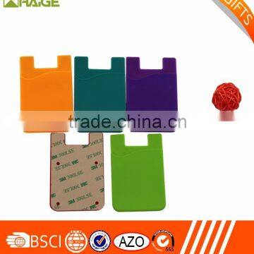 China Factory Direct Silicone Cell Phone Wallet With 3m Sticker Quality Choice photo-4