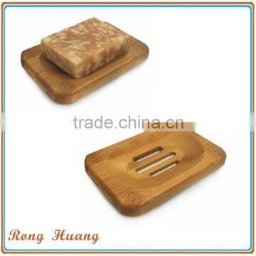 Bamboo soap dish