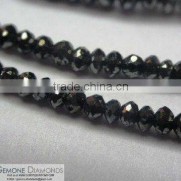 NATURAL FACETED BEADS DIAMOND NECKLACE FOR BEAUTIFUL WOMAN