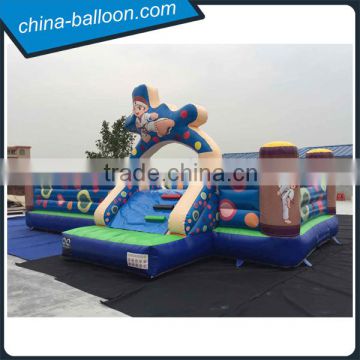 inflatable karate theme bouncer / inflatable taekwondo bouncer slide for kids