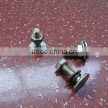 screw with mut for rice mill parts