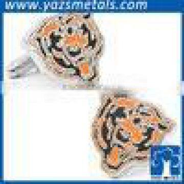 anime tiger logo cufflinks