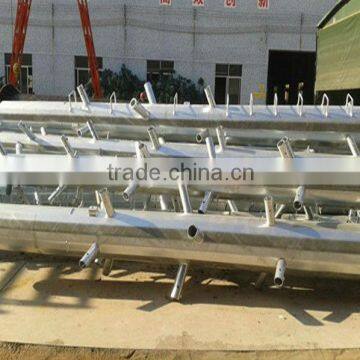 Galvanized Steel Tower Monopole Accessory Polygonal Communication Steel Pole Made In China