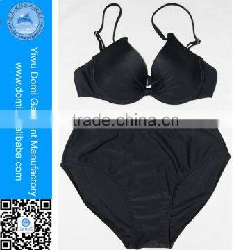 Wholesale a set of plus size push up sexy mature bikini girl swimsuit in L-5XL