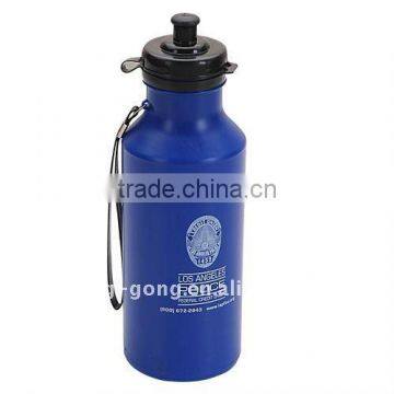 BPA free PE plastic sport water bottle with string