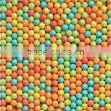 Color gum ball (confectionery chewing gum bubble gum)