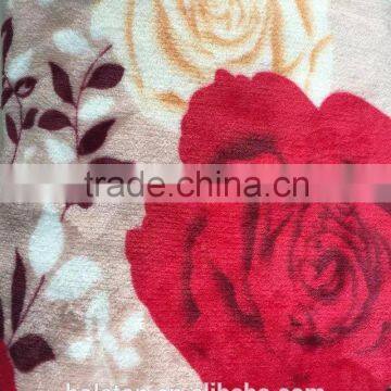 High Quality Cheapest Printed Flannel Super Soft velvet for Carpet