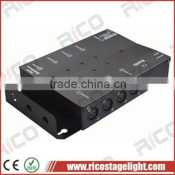 Independent Input and Output XLR Pin3 / XLR Pin5 8DX Dmx Distributor photo-3
