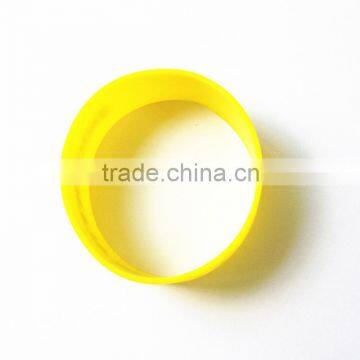 1 Inch Debossed and Ink Filled Wide Silicone Wristband