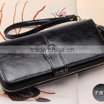 High Quality Long Women Leather travel wallet