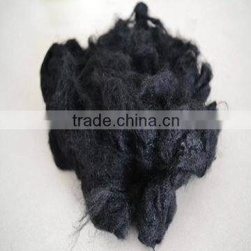 nylon 6 fiber black recycle material from China