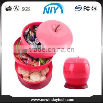 plastic apple shape innovative candy contianer