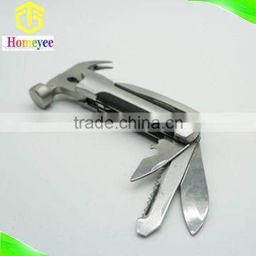 stainless steel multi purpose hammer with 13.5cm closed length