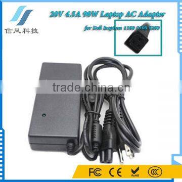 Universal AC Adapter for Dell Laptop Inspiron 1100 5100 8200 20V 4.5A 90W Black