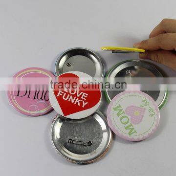 Customized metal tin badge , promotional badge