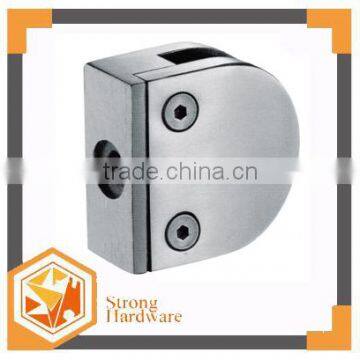 Arc- Large fine cast PSS/SSS metal durable glass door hinges Zinc alloy shower/cabinet hinge profile fish-mouth clips