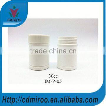 10cc white pill bottle for medicine, vitamin bottle