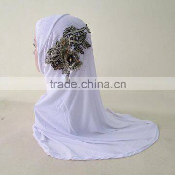 Muslim Women Fashion Week scarf embroidered all-match hat