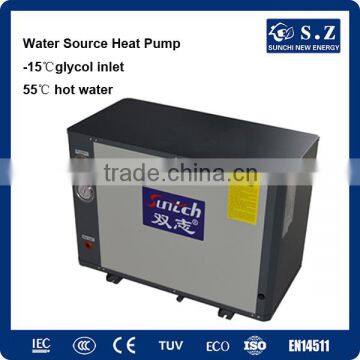 CE Approved Brine water source heat pump 10Kw/15Kw /20Kw transfer heating by hot water plate exchange