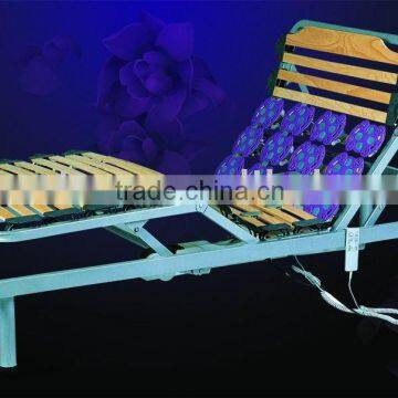 Adjustable steel slatted bed base