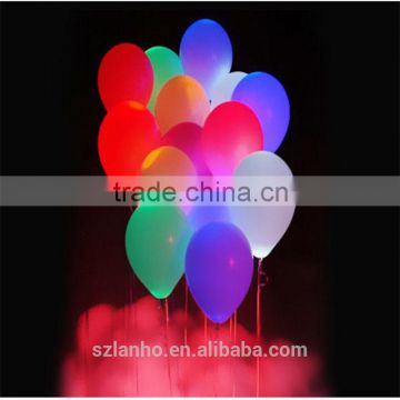 Hot-air Led Flash Hellium balloon Christmas Birthday Wedding New Year Decoration Light