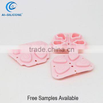 Factory price conductive custom made silicone rubber button pad