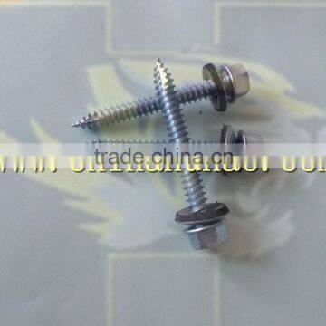 Black washer Self Tapping Cut Tail Screw