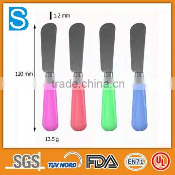 Free sample Stainless Steel plastic handle butter knife