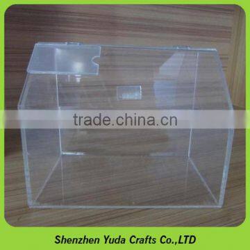 Large capacity desktop acrylic container perspex dustproof showcase