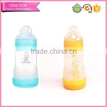 Popular infant essentials eco friendly plastic standard neck pp baby bottle