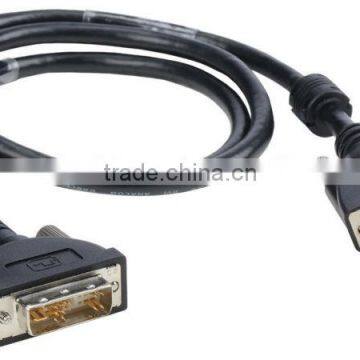 Premium Molded DVI Analog to VGA male cable