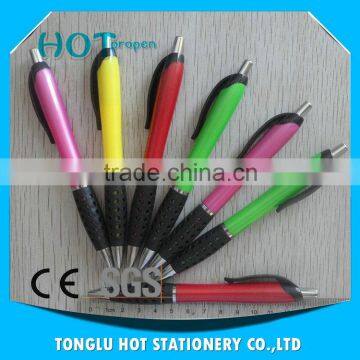 New 2016 cheap customized logo plastic pen