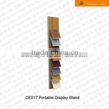 Single column stone tile samples display stand/wood timber display stand -CE017