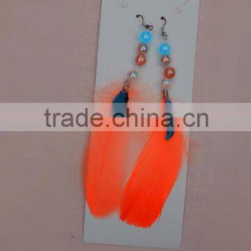 The Charm Hot Sale Feather Eardrop photo-3
