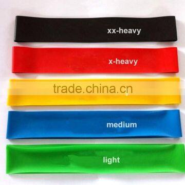 customized Exercise band/resistance stretch loop band