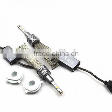 Hot Sale 45W Fanless H1,H3, H4, H7, H8, H9,H10, H11,H13,9005, 9006,9012 LED Headlight photo-4