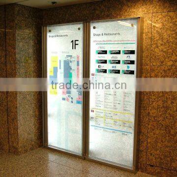 Spain directional signature elevator light boxes subway advertising light boxes