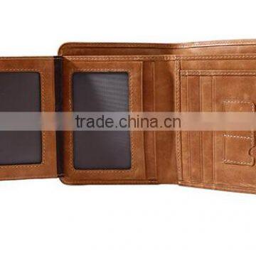 Boshiho vintage mens trifold wallet