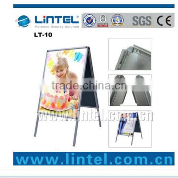 aluminum poster board stand display