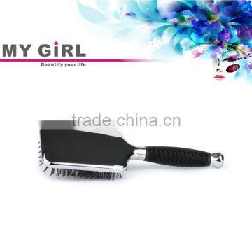 MY GIRL New design electric plating plastic shower wedding metal hair comb
