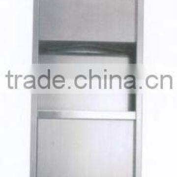 paper dispenser recessed type with waste receptacle(A-700)