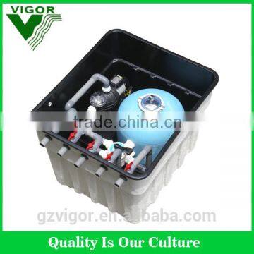Factory best underground swim pool filter for sand filter, chlorine feeder, massage pump