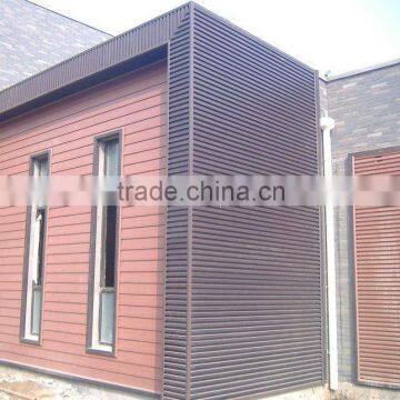 decorative wpc louver for exterior wall materials