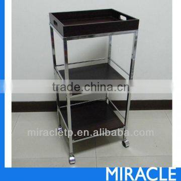 3 Tier Wood Storage Trolley