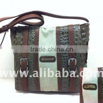 leather handbag croco 632